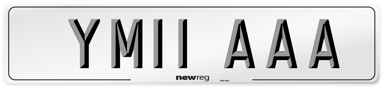 YM11 AAA Number Plate from New Reg